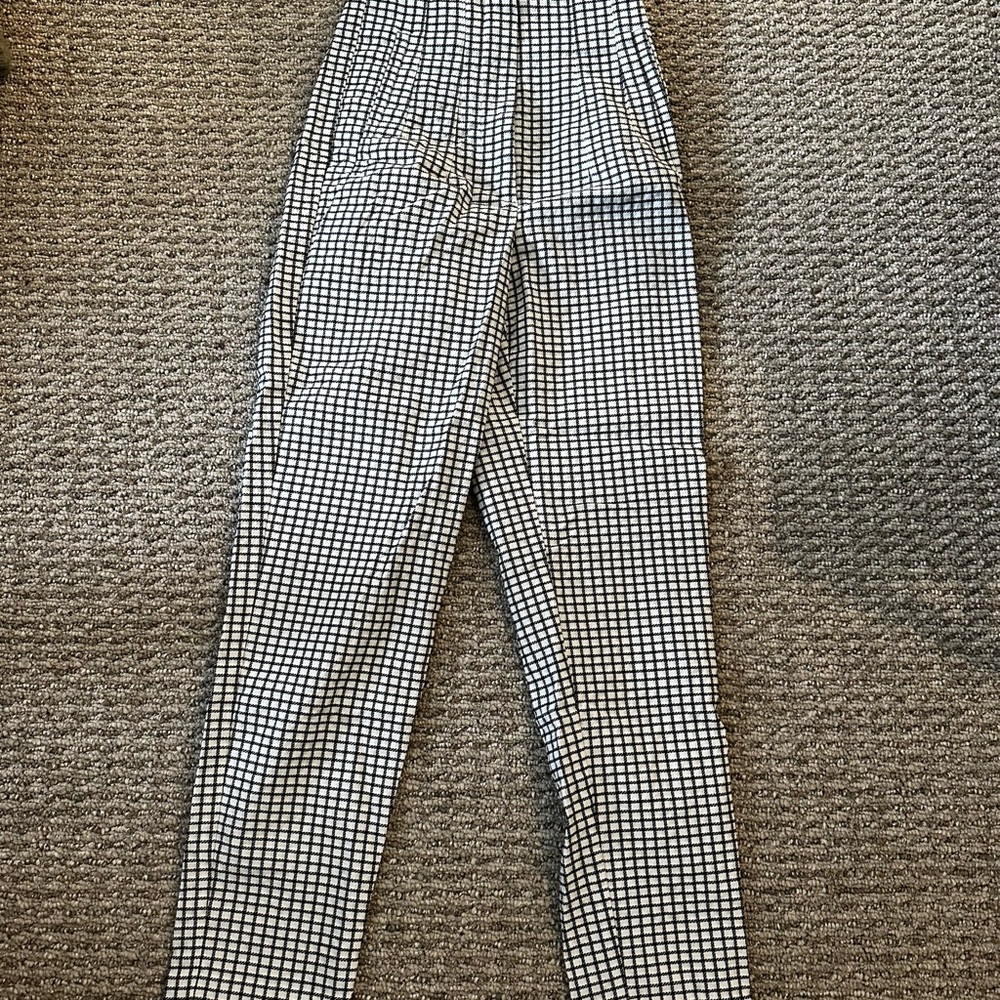 Black and White Checkered Pants